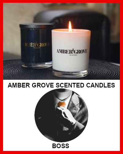 Gifts Actually - Amber Grove Soy Wax Candle - BOSS