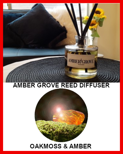 Gifts Actually - Amber Grove Reed Diffuser - Oakmoss & Amber fragrance