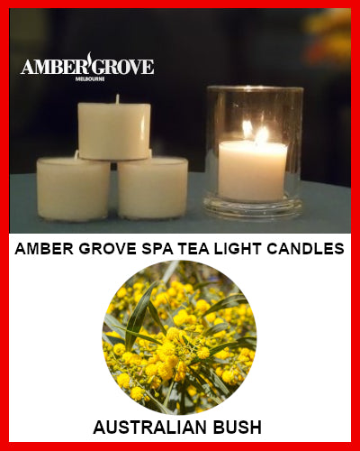Gifts Actually - Amber Grove Scented Spa Cup Tealights - Australian Bush