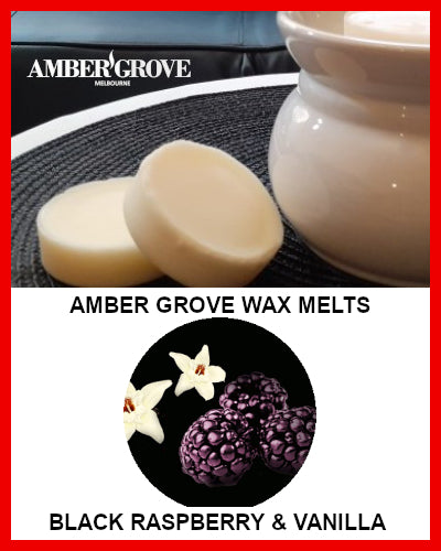 Gifts Actually - Amber Grove Scented Soy Wax Melts - Black Raspberry & Vanilla