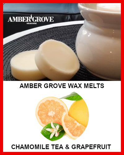 Gifts Actually - Amber Grove Scented Soy Wax Melts - Chamomile Tea and Grapefruit