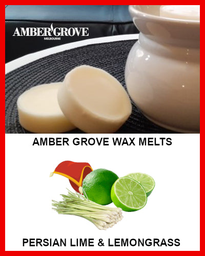 Gifts Actually - Amber Grove Scented Soy Wax Melts - Persian Lime and Lemongrass