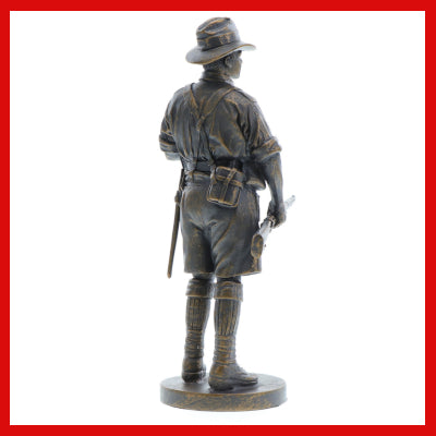 Gifts Actually - Australian Military Figurine - WW2 Digger -  Rear Right view