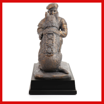 Gifts Actually - Australian Military Figurine - A Bond Forged - Side View