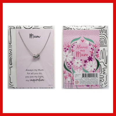 Gifts Actually - Necklace - Pewter - Mum - My Inspiration - Necklace and Card