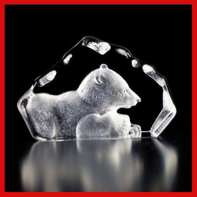 Gifts Actually - Mats Jonasson Crystal - Bear Cub (88109)