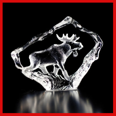 Gifts Actually - Mats Jonasson Crystal - Moose (88130)