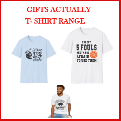 Gifts Actually T-Shirt Range