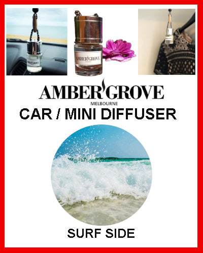 Gifts Actually - Amber Grove Mini Car Diffuser - Surf Side Fragrance