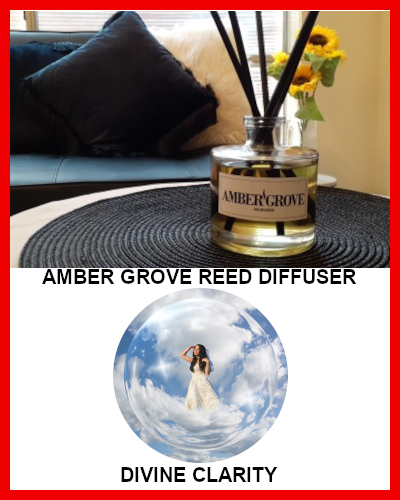 Gifts Actually Amber Grove - Reed diffuser. Divine Clarity