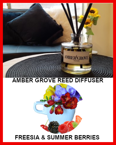 Gifts Actually - Amber Grove Reed Diffuser - Freesia & Summer Berries
