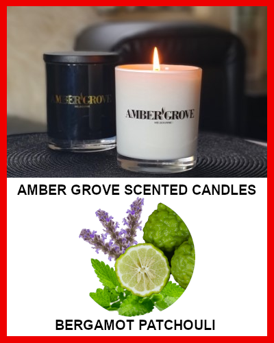 Gifts Actually - Amber Grove Soy Wax Candle - Bergamot Patchouli