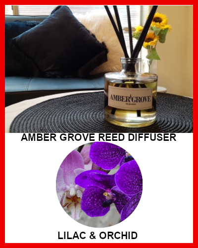 Gifts Actually - Amber Grove Reed Diffuser - Lilac & Orchid Fragrance