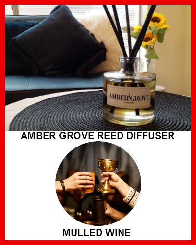 Gifts Actually - Amber Grove Reed Diffuser - Mulled Wine