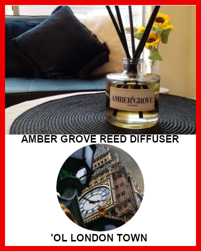 Gifts Actually - Amber Grove Reed Diffuser - 'Ol London Town