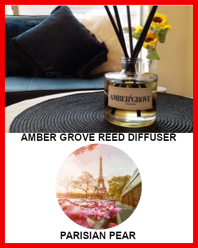 Gifts Actually - Amber Grove Reed Diffuser - Parisian Pear Fragrance