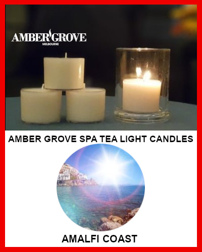 Gifts Actually - Amber Grove Scented Spa Cup Tealights - Amalfi Coast
