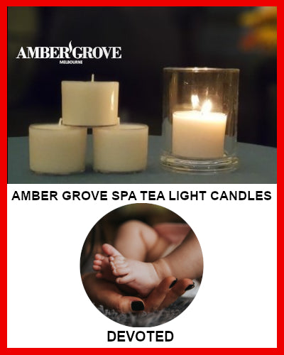 Gifts Actually - Amber Grove Scented Spa Cup Tealights - Devoted