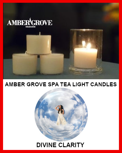 Gifts Actually - Amber Grove Scented Spa Cup Tealights - Divine Clarity