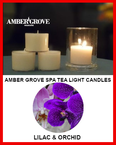Gifts Actually - Amber Grove Scented Spa Cup Tealights - Lilac and Orchid