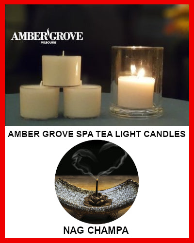 Amber Grove - Amber Grove Scented Spa Cup Tealights - Nag Champa