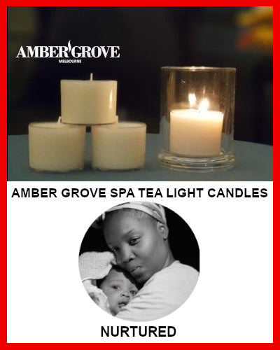 Gifts Actually - Amber Grove Scented Spa Cup Tealights - Nurtured