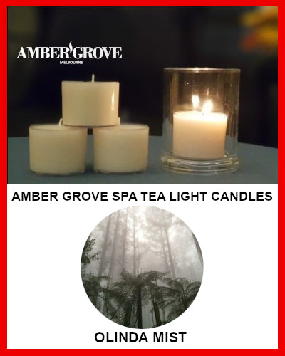 Gifts Actually - Amber Grove Scented Spa Cup Tealights - Olinda Mist