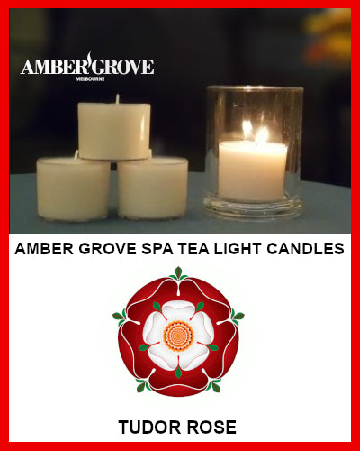 Gifts Actually - Amber Grove Scented Spa Cup Tealights - Tudor Rose