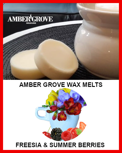 Gifts Actually - Amber Grove Scented Soy Wax Melts - Freesia and Summer Berries