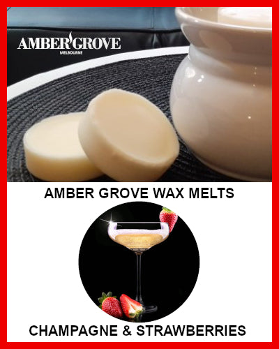 Gifts Actually - Amber Grove Scented Soy Wax Melts - Champagne and Strawberries
