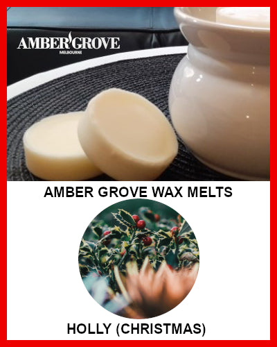 Gifts Actually - Amber Grove Scented Soy Wax Melts - Christmas Holly