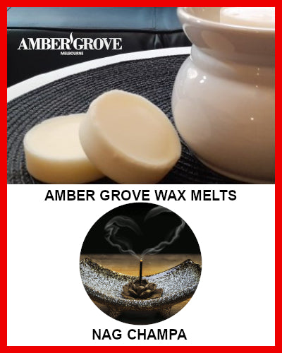 Gifts Actually - Amber Grove Scented Soy Wax Melts - Nag Champa