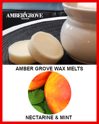 Gifts Actually - Amber Grove Scented Soy Wax Melts - Nectarine and Mint