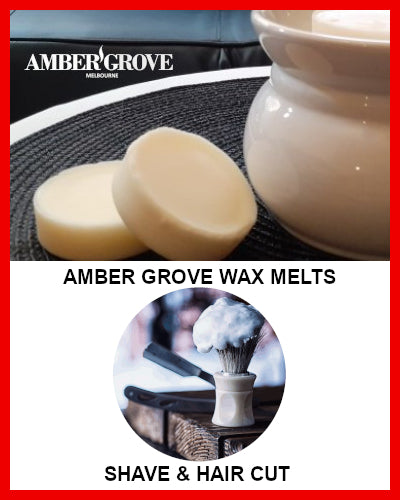 Gifts Actually - Amber Grove Scented Soy Wax Melts - Shave and a Hair Cut