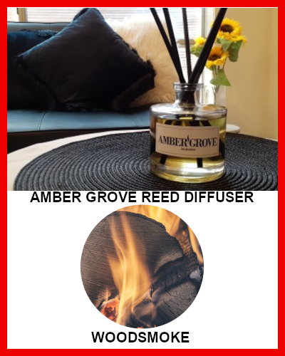 Gifts Actually - Amber Grove Reed Diffuser - Woodsmoke Fragrance