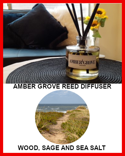 Gifts Actually - Amber Grove Reed Diffuser - Wood, Sage and Sea Salt