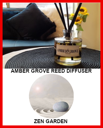 Gifts Actually - Amber Grove Reed Diffuser - Zen Garden Fragrance