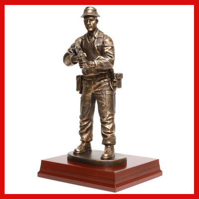 Gifts Actually - Australian Army Figurine - Male Recruit