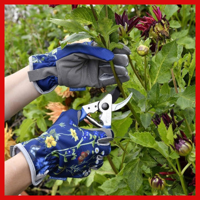 Gifts Actually - Burgon & Ball Garden Pocket Pruners - British Meadow  - Shown being used