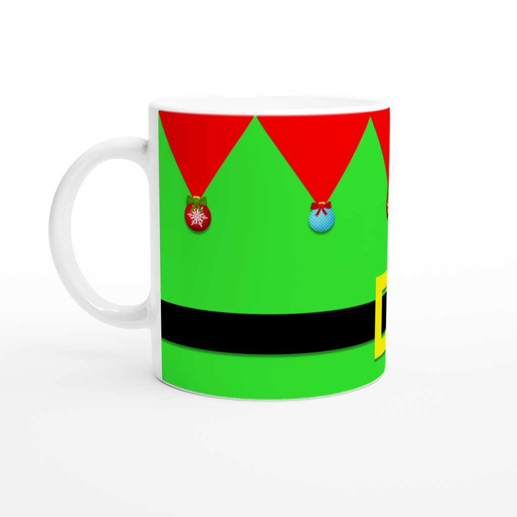 Gifts Actually - Christmas Coffee Cup  - Elf - Left Side