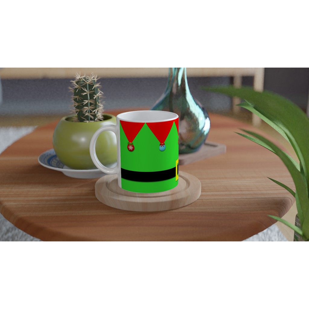 Gifts Actually - Christmas Coffee Cup  - Elf - On Coffee Table