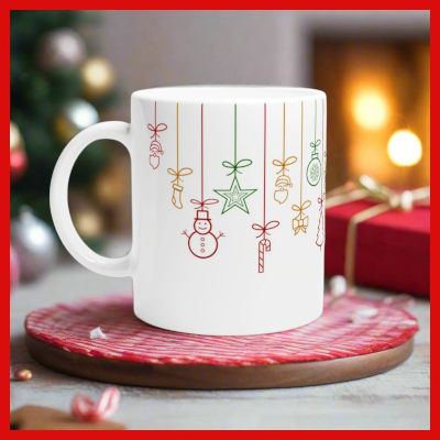 Gifts Actually - Christmas mug - Garland Design 