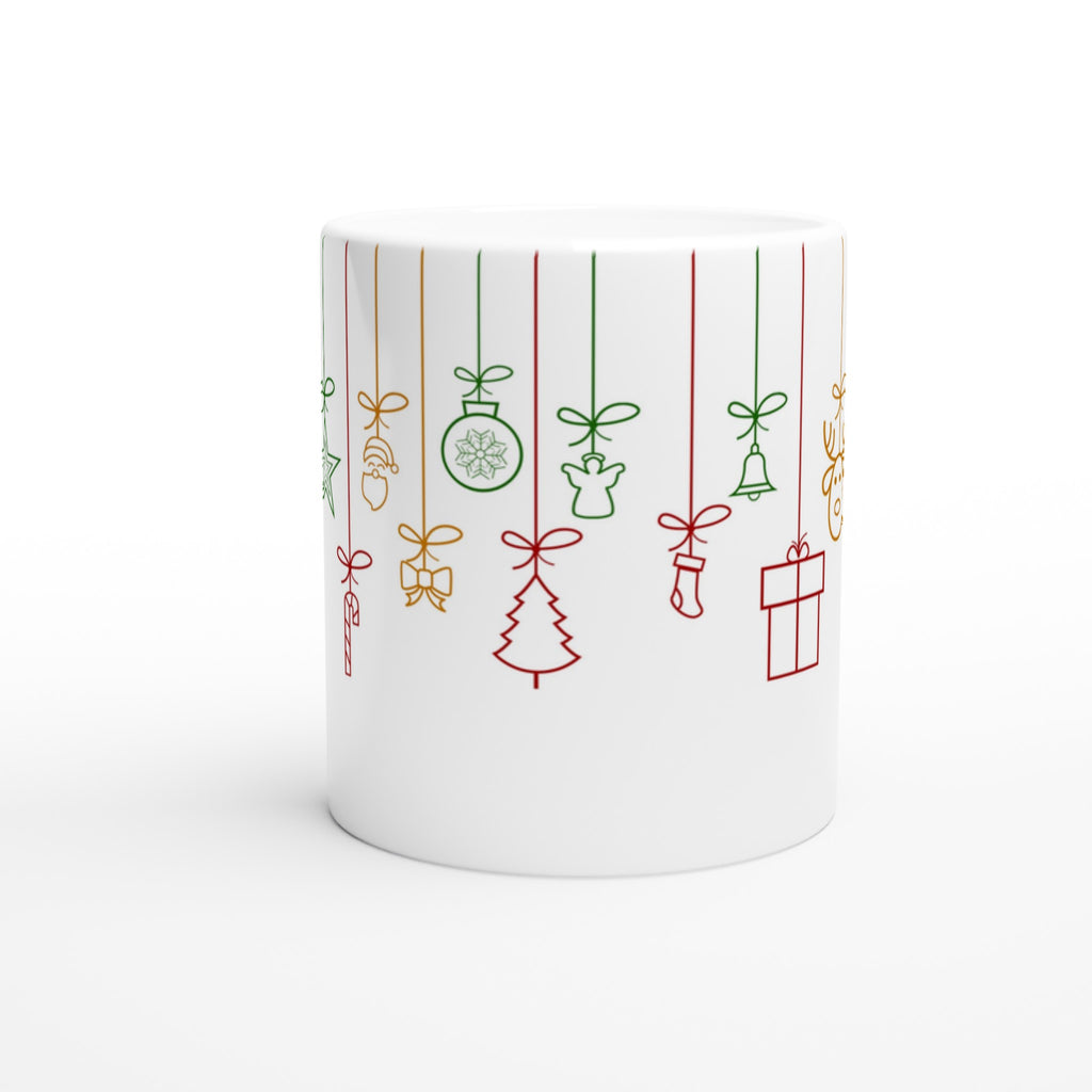 Gifts Actually - Christmas mug - Garland Design - Front