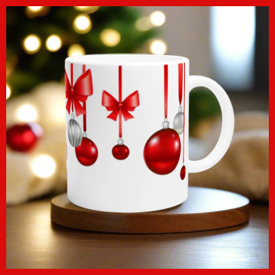 Gifts Actually - Christmas Coffee Cup  - Christmas Baubles