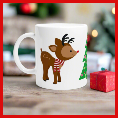 Gifts Actually - Christmas Coffee Cup  - Reindeer (Boy)