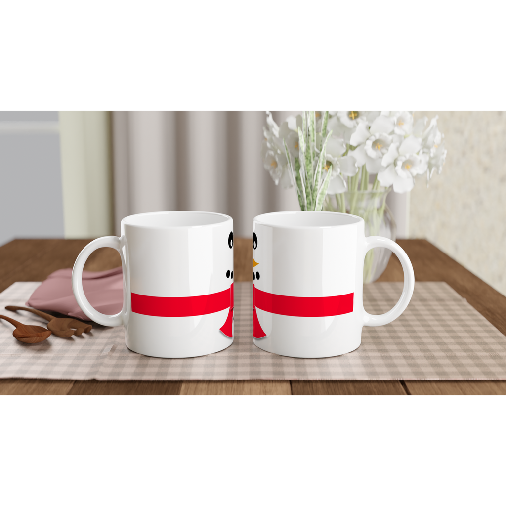 Gifts Actually - Christmas Coffee Cup  - Snowman-on a table