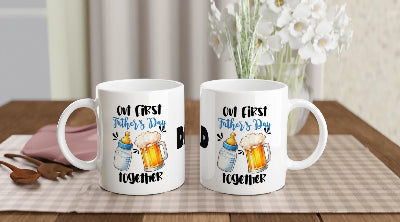 Gifts Actually - Dad – Our First Father’s Day Together Ceramic Mug