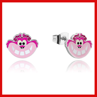 Gifts Actually - Disney (100) Cheshire Cat (Alice in Wonderland) Stud Earrings