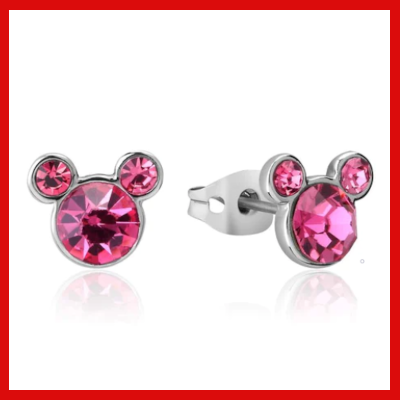 Gifts Actually - Disney Mickey - October Birthstone Stud Earrings