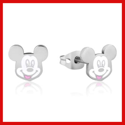 Gifts Actually - Disney Mickey Mouse Enamel Stud Earrings